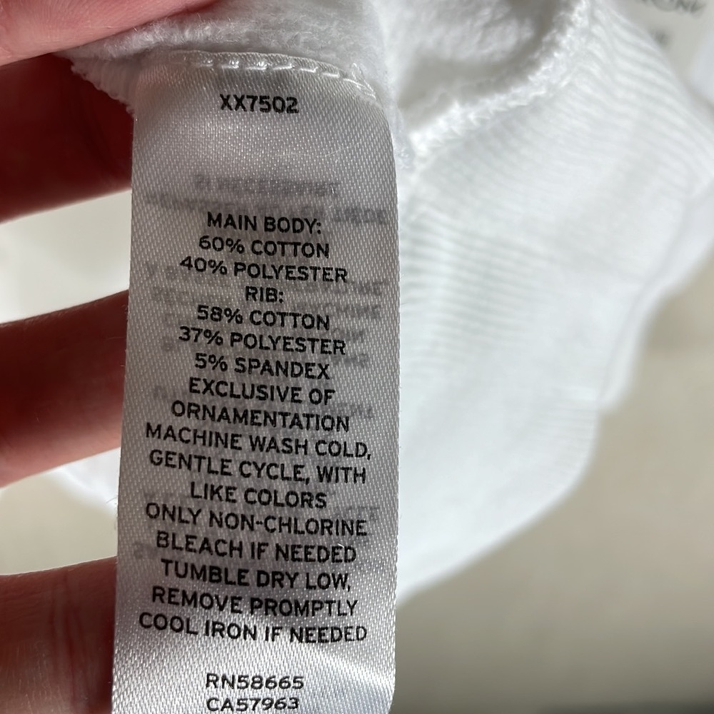 Caslon > New with Tags White Sweatshirt XXS Petite - Picture 6 of 7